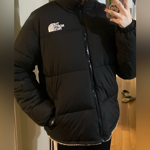 TNF reversible puffer + fleece - Picture 1 of 6
